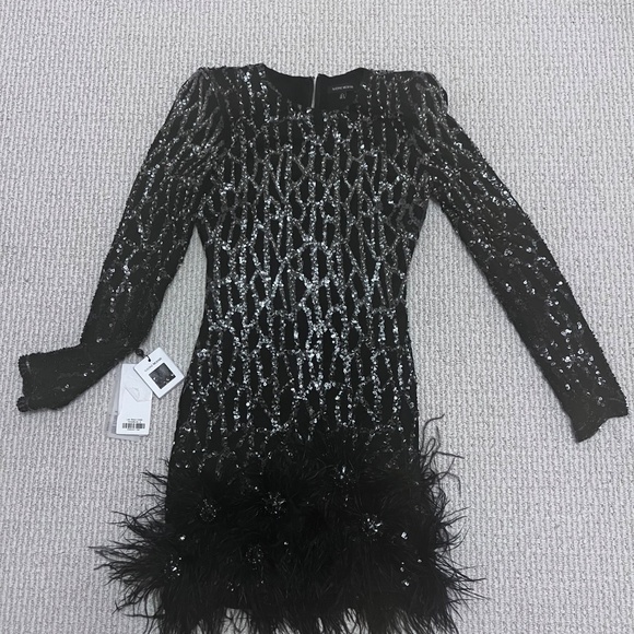 LEXI BLACK DRESS: a sparkling dress perfect for events. - Picture 8 of 8